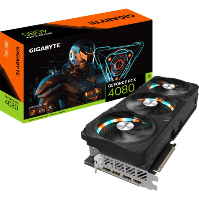 Видеокарта Gigabyte GV-N4080GAMING OC-16GD Видеокарта Gigabyte GV-N4080GAMING OC-16GD