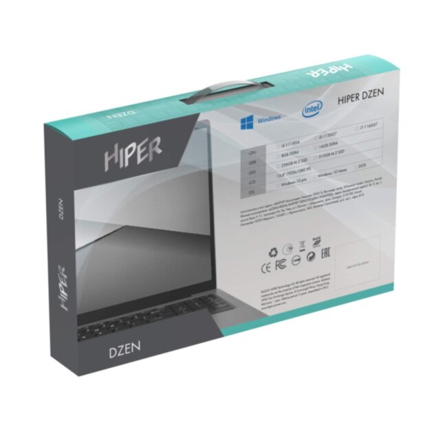 Ноутбук HIPER DZEN H1569O7165WMP Ноутбук HIPER DZEN H1569O7165WMP