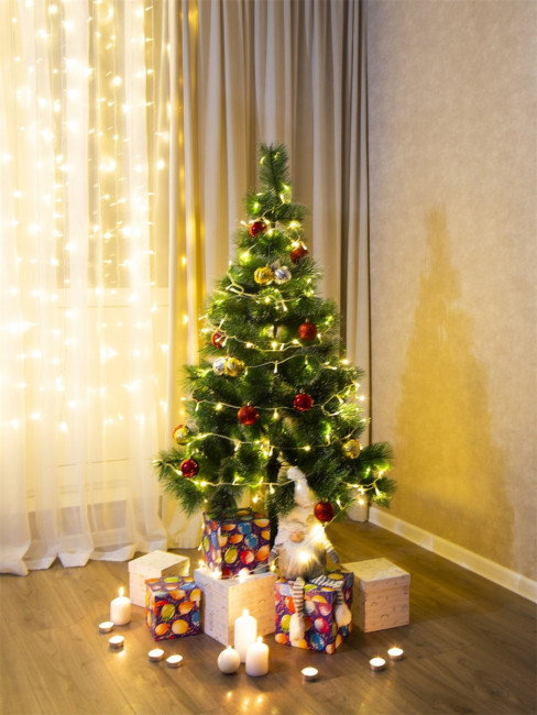 Гирлянда Гирлянда 100LED 220V, 8 режимов, 10 м, нить, белый Гирлянда Гирлянда 100LED 220V, 8 режимов, 10 м, нить, белый