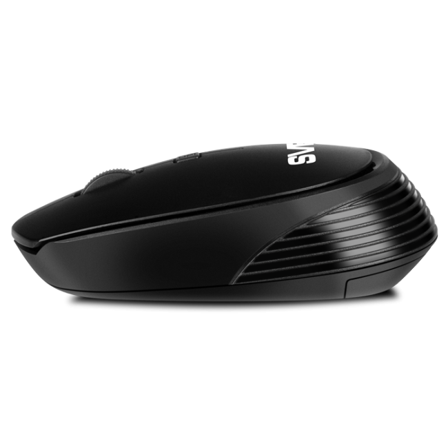 Беспроводная мышь SVEN RX-210W чёрная (2,4 GHz, 3+1кл. 800-1400 DPI, блистер) Sven SV-020637