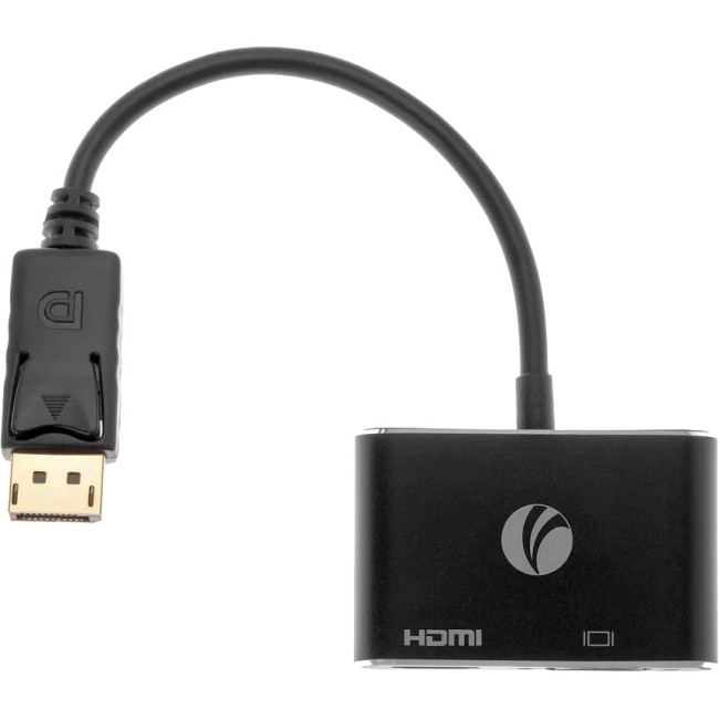 Кабель-переходник DisplayPort(M) ---> HDMI(F)+VGA(F)4K@30Hz VCOM Allum shell<CG640M-0.15> VCOM CG640M-0.15 Кабель-переходник DisplayPort(M) ---> HDMI(F)+VGA(F)4K@30Hz VCOM Allum shell<CG640M-0.15> VCOM CG640M-0.15