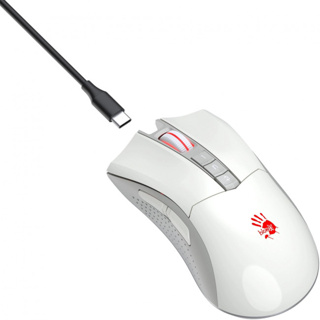 Мышь A4Tech R90 PLUS GREUISH WHITE