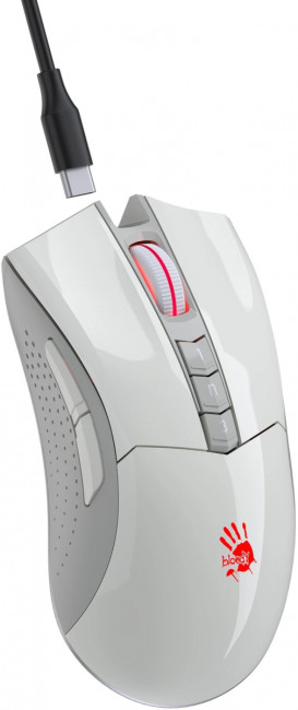 Мышь A4Tech R90 PLUS GREUISH WHITE