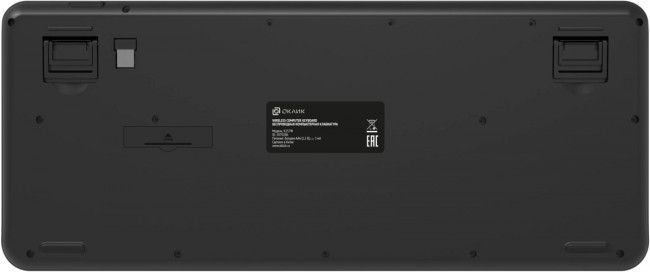 Клавиатура Oklick K257W черный USB беспроводная Multimedia (подставка для запястий) (2070286) Oklick 2070286 Клавиатура Oklick K257W черный USB беспроводная Multimedia (подставка для запястий) (2070286) Oklick 2070286