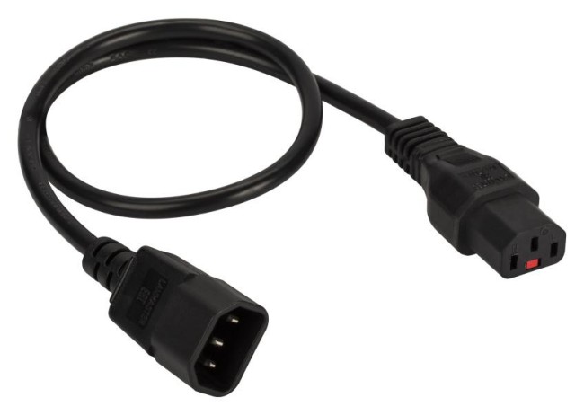Шнур питания LANMASTER LAN-PP13L/14-1.0-BK Шнур питания LANMASTER LAN-PP13L/14-1.0-BK