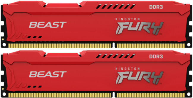 Память оперативная Kingston FURY Beast Red KF318C10BRK2/16