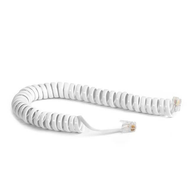 GCR Телефонный шнур витой для трубки 5.0m, RJ9 4P4C (джек) белый, GCR-53080 Greenconnect RJ9 - RJ9 5м GCR Телефонный шнур витой для трубки 5.0m, RJ9 4P4C (джек) белый, GCR-53080 Greenconnect RJ9 - RJ9 5м