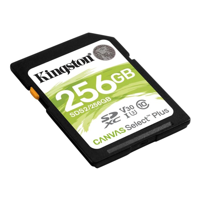 Карта памяти  Kingston 256GB SDXC Canvas Select Plus 100R C10 UHS-I U3 V30 Kingston SDS2/256GB