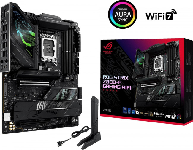 Материнская плата ASUS ROG STRIX Z890-F GAMING WIFI Материнская плата ASUS ROG STRIX Z890-F GAMING WIFI