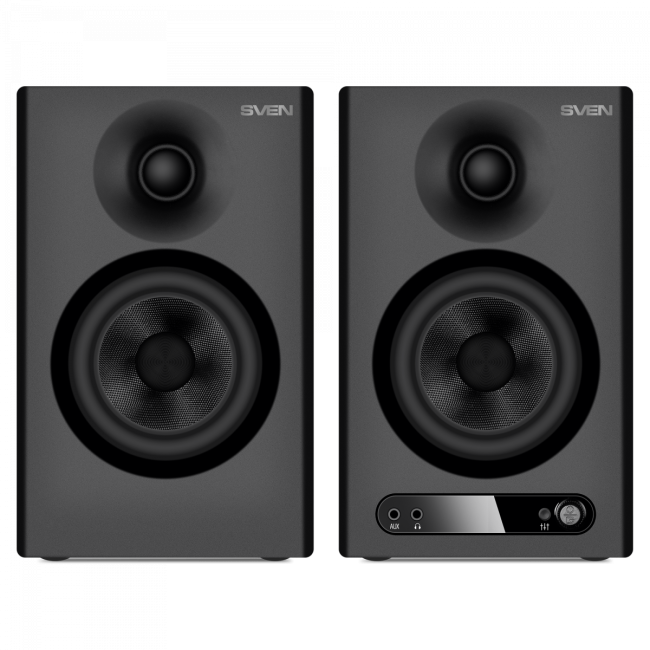 АС SVEN MC-15, черный, акустическая система 2.0 (60 Вт, Bluetooth, RCA, TRS, OPT, HDMI, AUX, вход наушников, пульт) SVEN MC-15 АС SVEN MC-15, черный, акустическая система 2.0 (60 Вт, Bluetooth, RCA, TRS, OPT, HDMI, AUX, вход наушников, пульт) SVEN MC-15