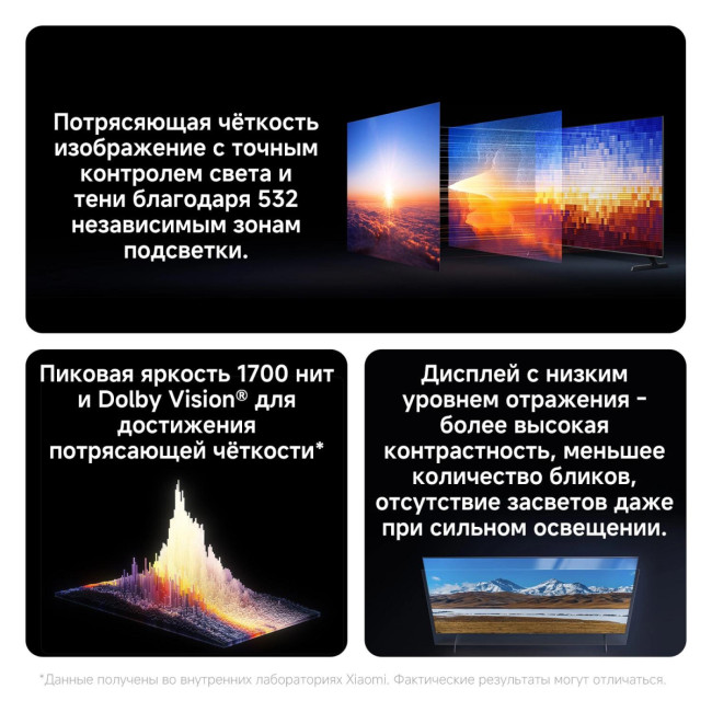 Телевизор QLED Xiaomi L65MB-SRU Телевизор QLED Xiaomi L65MB-SRU