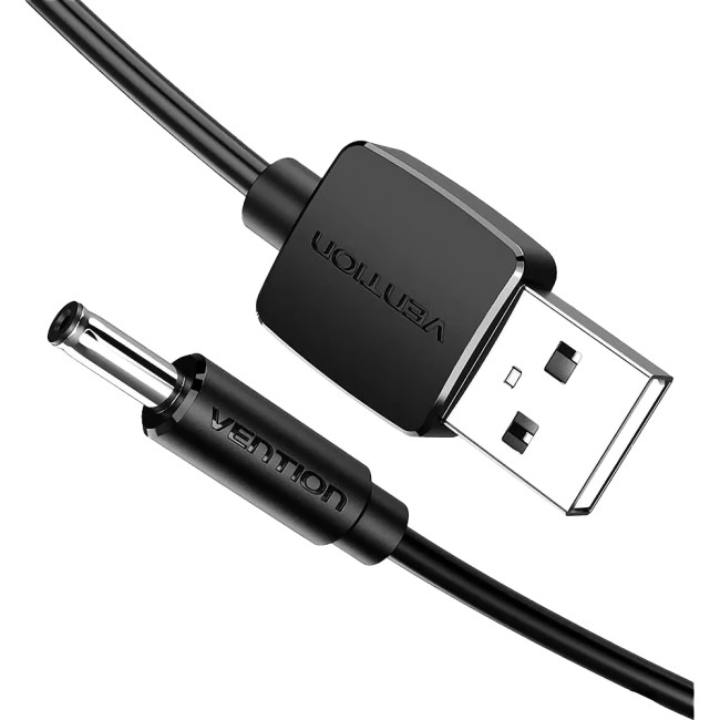 Кабель Vention USB AM/DC-jack 3.5мм M - 0.5м Чёрный Vention CEXBD Кабель Vention USB AM/DC-jack 3.5мм M - 0.5м Чёрный Vention CEXBD
