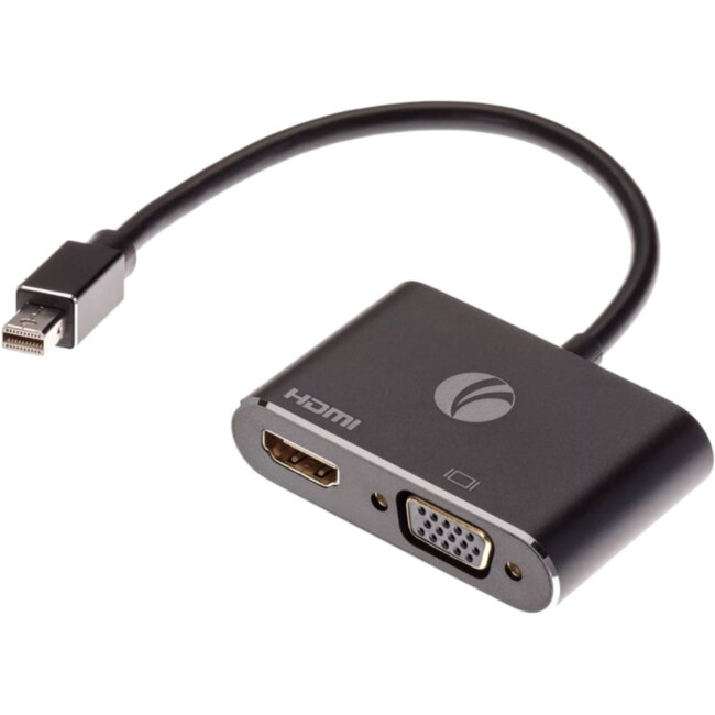 Кабель-переходник miniDisplayPort(M) ---> HDMI(F)+VGA(F)4K@30Hz VCOM Allum shell<CG646M-0.15> VCOM CG646M-0.15 Кабель-переходник miniDisplayPort(M) ---> HDMI(F)+VGA(F)4K@30Hz VCOM Allum shell<CG646M-0.15> VCOM CG646M-0.15