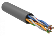 ITK Витая пара U/UTP 5E 4х2х24AWG PVC серый (305м) РФ/Т ITK LC1-C5E04-111-T-R