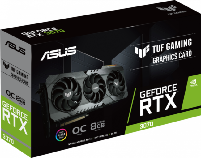 Видеокарта ASUS TUF-RTX3070-O8G-V2-GAMING Видеокарта ASUS TUF-RTX3070-O8G-V2-GAMING