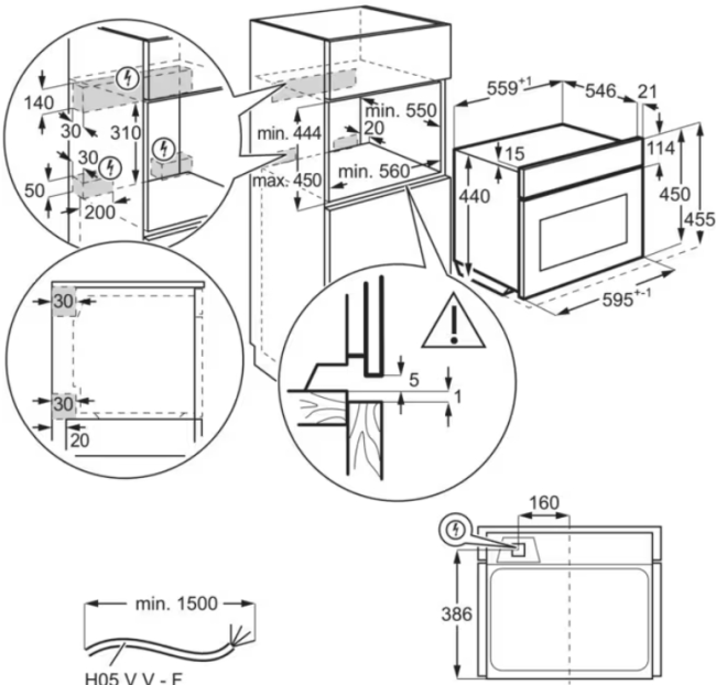 Встраиваемая микроволная печь Electrolux ELECTROLUX EVM8E08X Встраиваемая микроволная печь Electrolux ELECTROLUX EVM8E08X