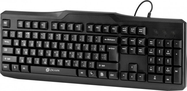Клавиатура Oklick 170M черный USB (855272) Oklick 855272 Клавиатура Oklick 170M черный USB (855272) Oklick 855272
