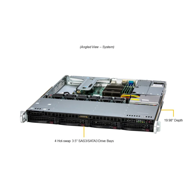 Сервер в сборе SuperMicro SYS-511R-M (bundle1) Сервер в сборе SuperMicro SYS-511R-M (bundle1)