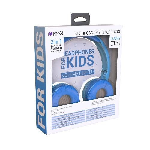 Беспроводные наушники HIPER LUCKY ZTX1 Синий HIPER LUCKY ZTX1 Беспроводные наушники HIPER LUCKY ZTX1 Синий HIPER LUCKY ZTX1