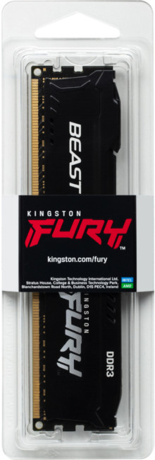 Память оперативная Kingston FURY Beast Black KF316C10BB/4