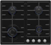 Газовая варочная панель MAUNFELD Maunfeld EGHE.64.3STS-EB/G