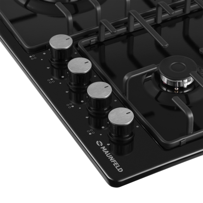 Газовая варочная панель MAUNFELD Maunfeld EGHE.64.3STS-EB/G Газовая варочная панель MAUNFELD Maunfeld EGHE.64.3STS-EB/G