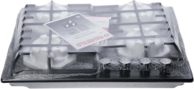 Газовая варочная панель MAUNFELD Maunfeld EGHE.64.3STS-EB/G Газовая варочная панель MAUNFELD Maunfeld EGHE.64.3STS-EB/G