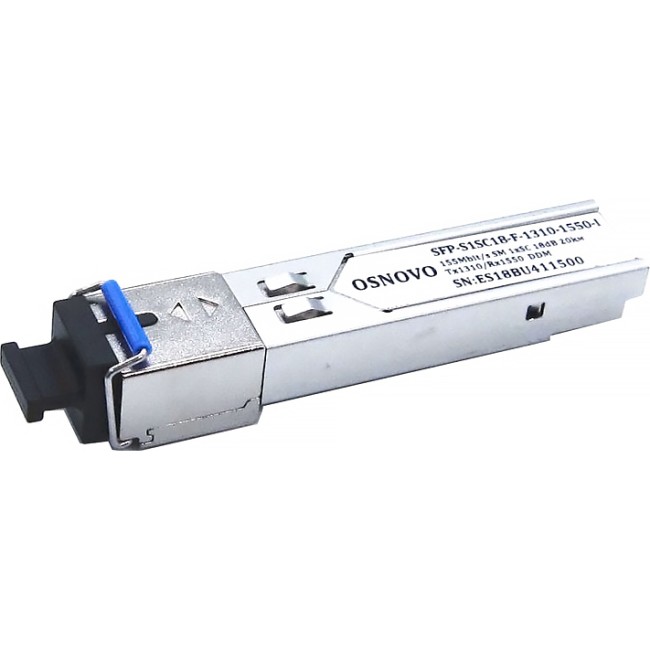 Трансивер OSNOVO SFP-S1SC18-F-1310-1550-I