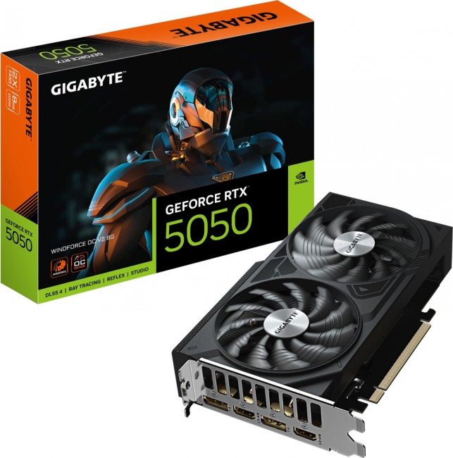 Видеокарта GIGABYTE GV-N5050WF2OCV2-8GD Видеокарта GIGABYTE GV-N5050WF2OCV2-8GD