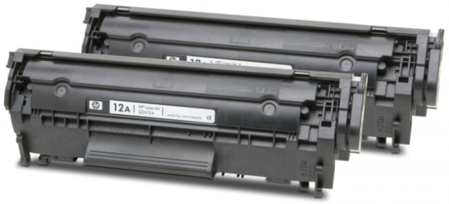 Тонер-картридж набор из 2 шт HP Q2612AF
