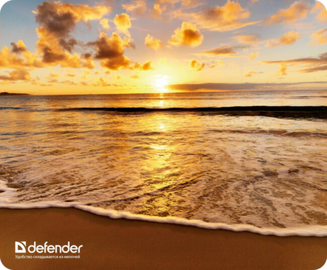 Defender Коврик для компьютерной мыши Silk Pad Nature 230x190x1.6 мм, 10 видов Defender Silk Pad Nature