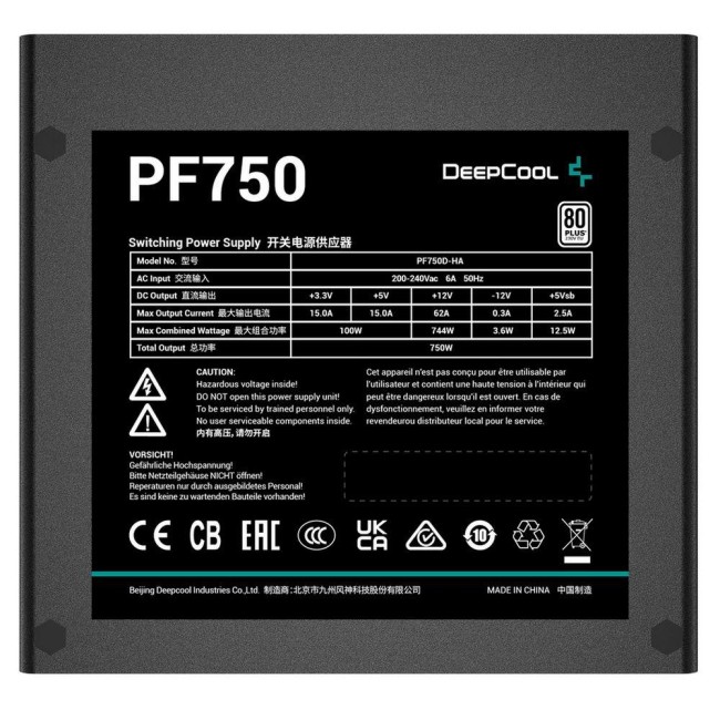 Блок питания Deepcool R-PF750D-HA0B-WDEU Блок питания Deepcool R-PF750D-HA0B-WDEU