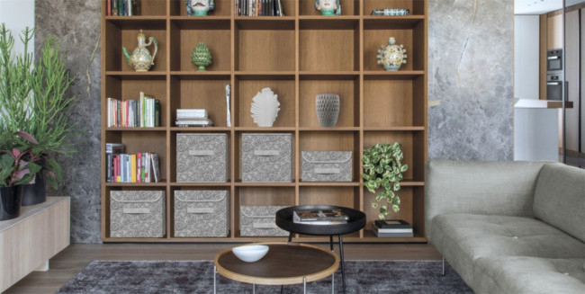 Короб для хранения Набор коробов для хранения Grey Flower (3 шт.)