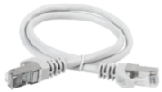 Коммутационный шнур (патч-корд), кат.6A S/FTP, LSZH, 2м, серый ITK RJ45(m) - RJ45(m) Cat. 6A S/FTP LSZH 2м серый