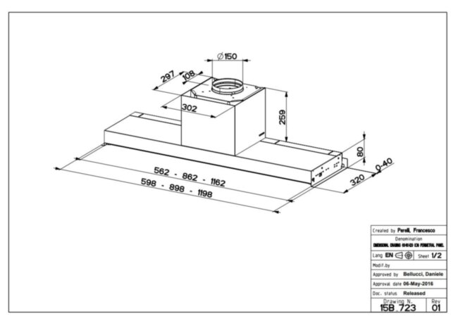 Встраиваемая в шкаф вытяжка Faber Faber IN-NOVA PREMIUM X A90