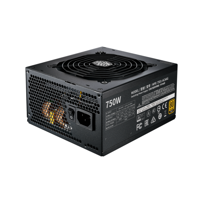 Блок питания 750 Ватт Cooler Master MWE Gold 750 V2