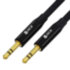 GCR Кабель 0.5m аудио jack 3.5mm/jack 3.5mm черный, GOLD, AL case черный, M/M, GCR-54759 Greenconnect GCR-54759
