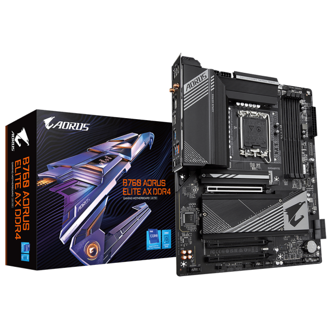 Материнская плата GIGABYTE B760 AORUS ELITE AX DDR4