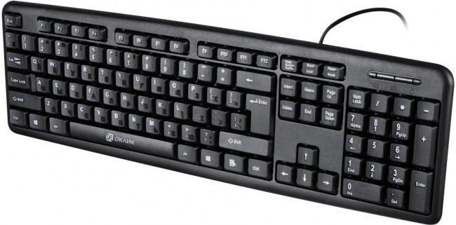 Клавиатура Oklick 90M черный USB Oklick 402127 Клавиатура Oklick 90M черный USB Oklick 402127