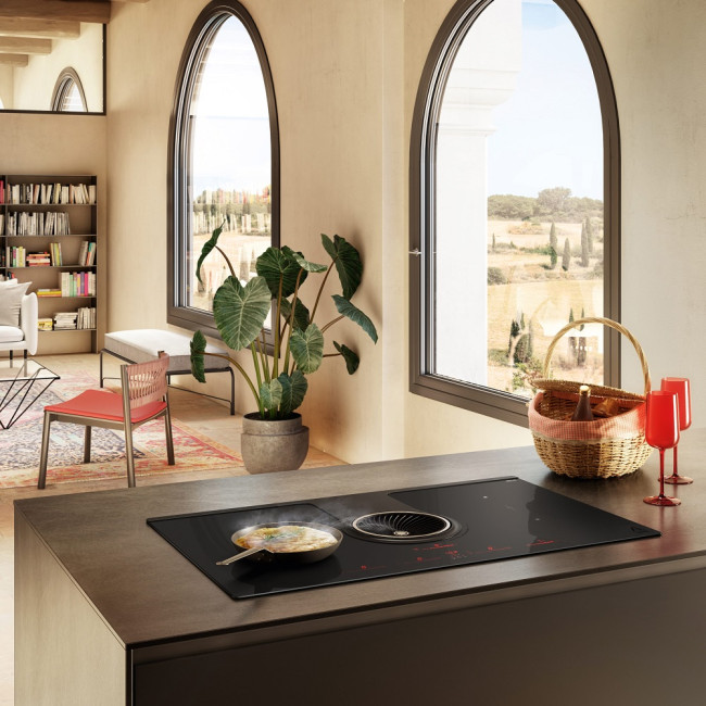 Варочная панель с вытяжкой ELICA Встраиваемая варочная панель ELICA NIKOLATESLA HP EVO BL/A/83-PRF0196322