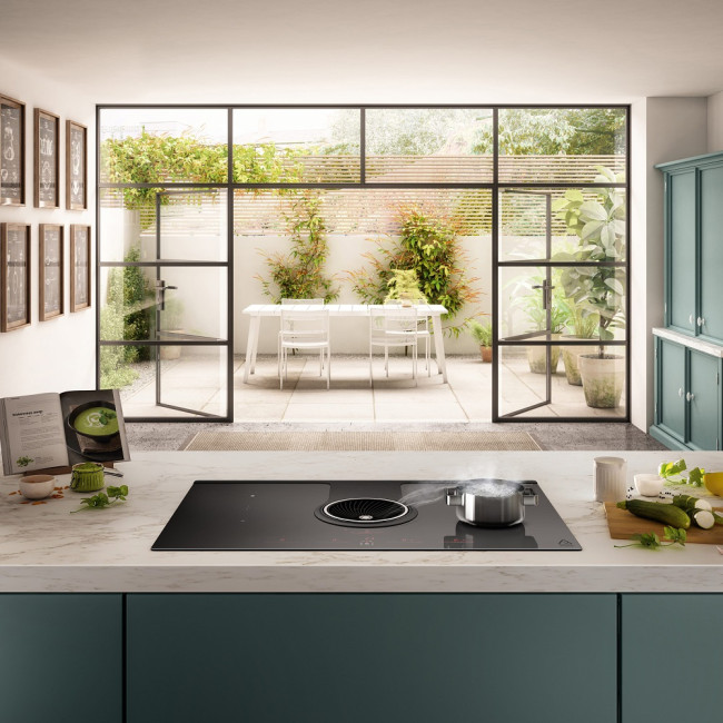 Варочная панель с вытяжкой ELICA Встраиваемая варочная панель ELICA NIKOLATESLA HP EVO BL/A/83-PRF0196322