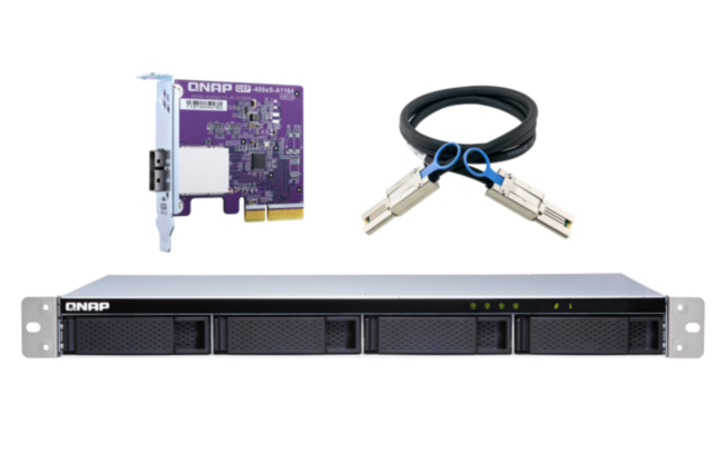Полка расширения сетевого хранилища без дисков QNAP TL-R400S Полка расширения сетевого хранилища без дисков QNAP TL-R400S