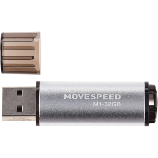 USB2.0 32GB Move Speed M1 серебро Move Speed M1-32G