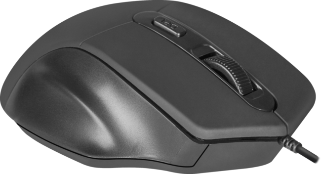Defender Проводная оптическая мышь Datum MB-347 черный,4 кнопки, 800-1600 dpi Defender Datum MB-347 черный