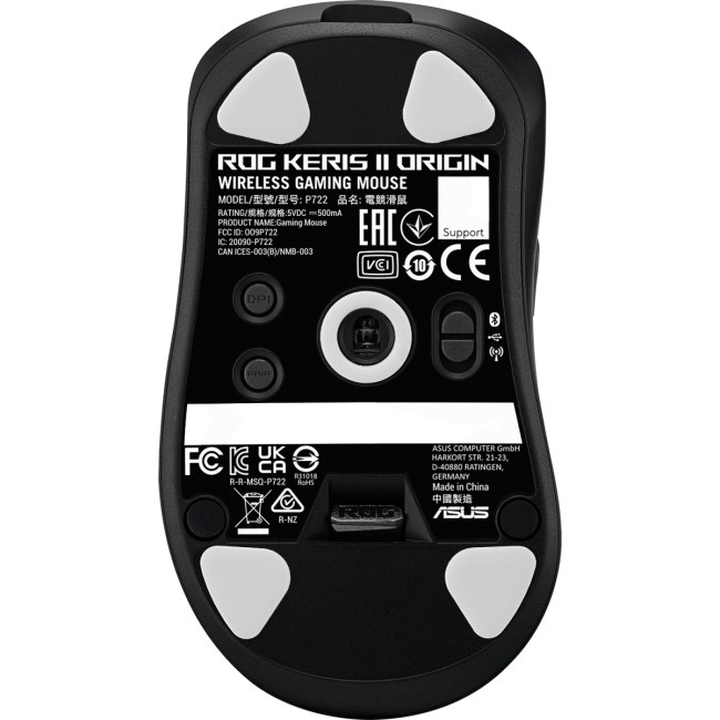Мышь ASUS P722 ROG KERIS II ORIGIN/BLK ASUS P722 ROG KERIS II ORIGIN/BLK (90MP04A0-BMUA00)