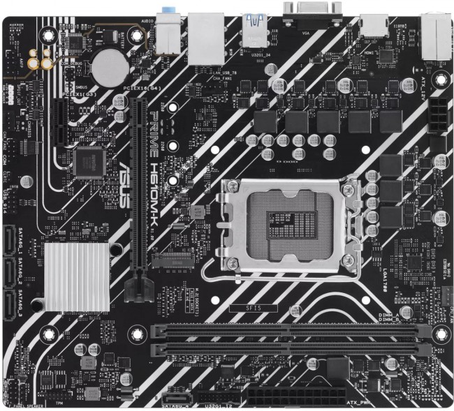 Материнская плата ASUS PRIME H610M-K Материнская плата ASUS PRIME H610M-K