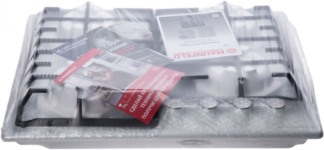 Газовая варочная панель MAUNFELD Maunfeld EGHE.64.3STS-EW Газовая варочная панель MAUNFELD Maunfeld EGHE.64.3STS-EW