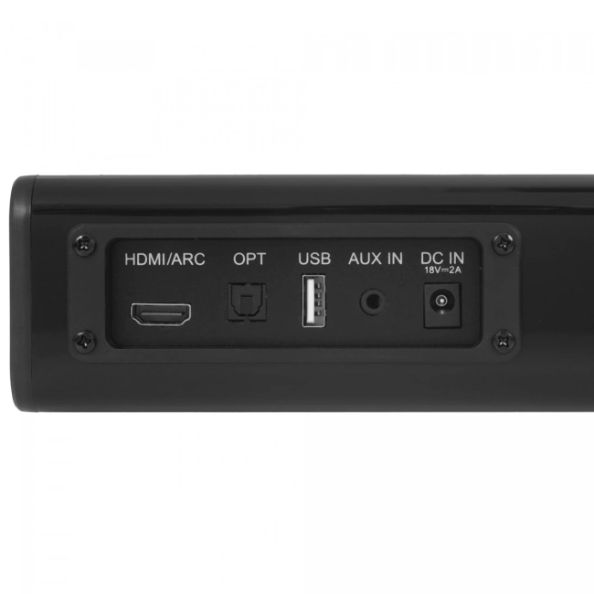 Саундбар SVEN SB-2040A, черный (40 Вт, Bluetooth, HDMI, ПДУ, Optical, USB, дисплей) SVEN SB-2040A