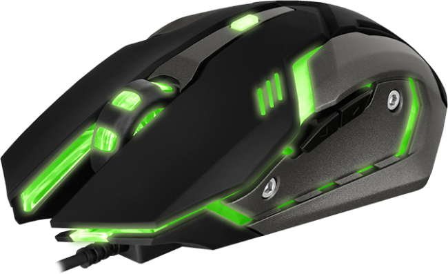 Игровая мышь SVEN RX-G740 USB (5+1кл. бесш. кл. 800-2400DPI, SoftTouch, подсветка) Sven RX-G740