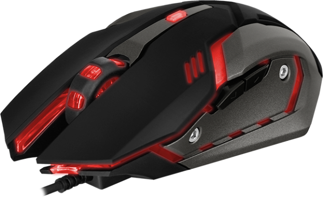 Игровая мышь SVEN RX-G740 USB (5+1кл. бесш. кл. 800-2400DPI, SoftTouch, подсветка) Sven RX-G740